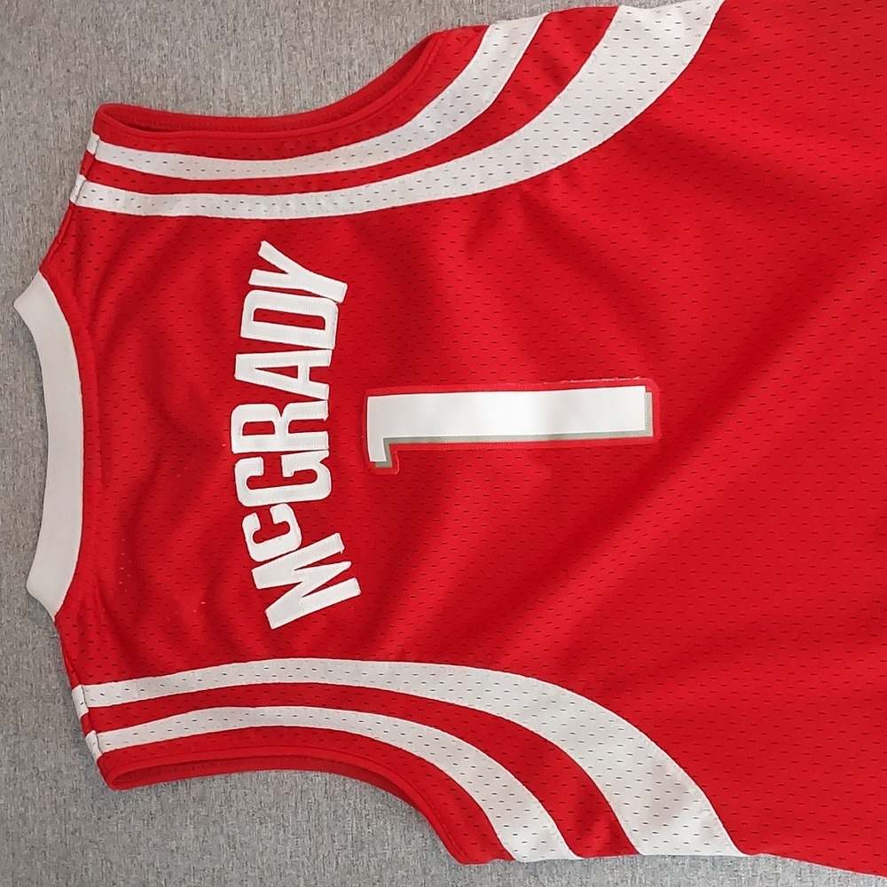 Adidas NBA Houston Rockets Tracy McGrady Jersey Youth Medium (10-12) Length +2